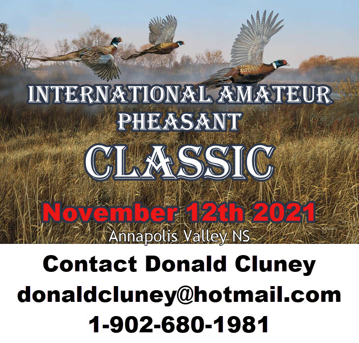 International Amateur Pheasant Classic with dates 3