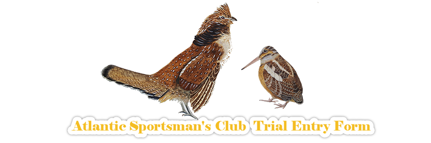 grouse and woodcock trial form